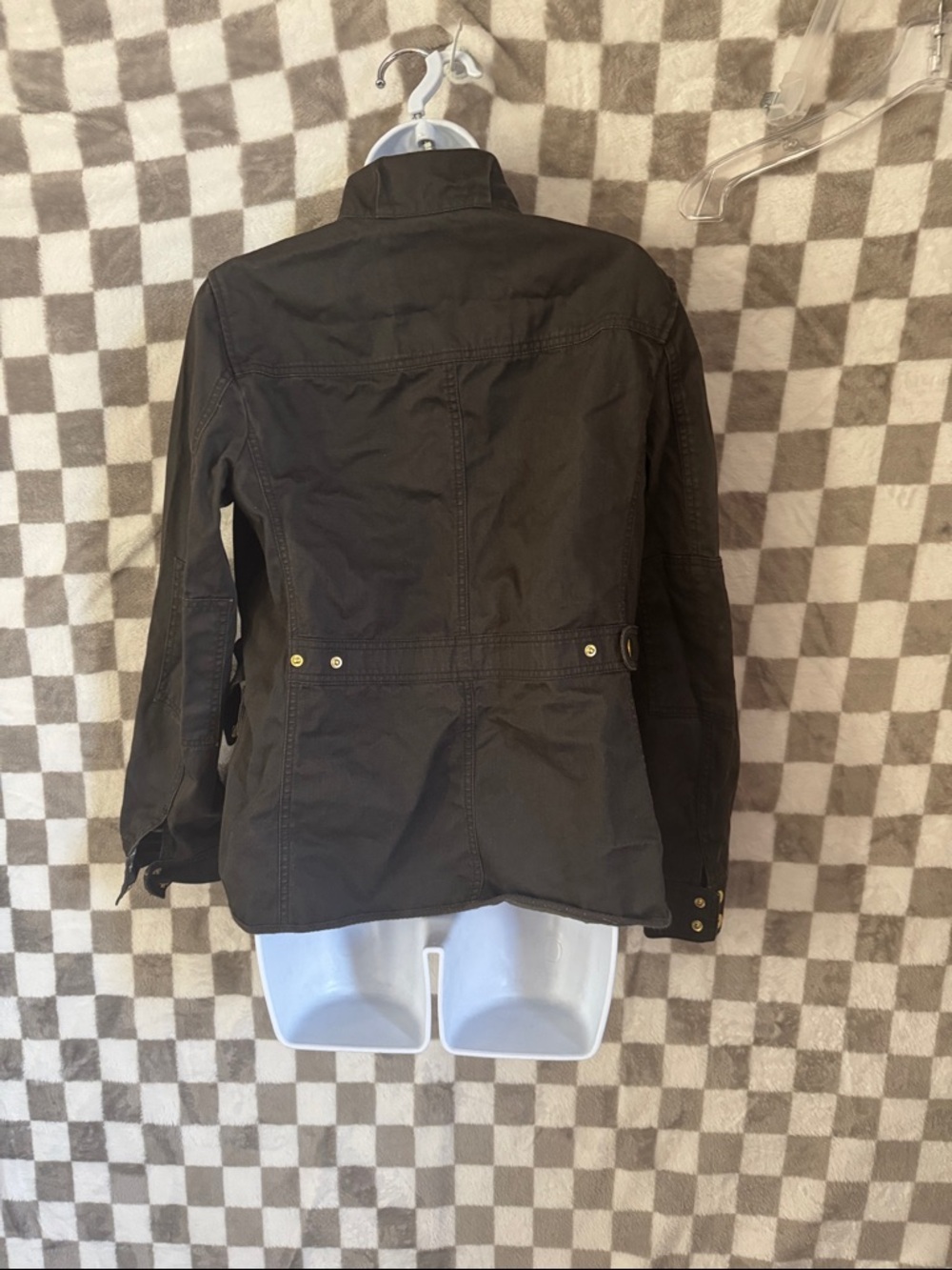 J. CREW Downtown Women Field Button up / Zipper Jacket Size M/Medium - Picture 7 of 9